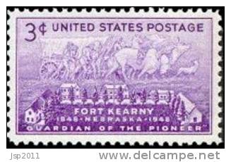 USA 1948 Scott 970, Fort Kearny Issue, MNH (**) - Unused Stamps