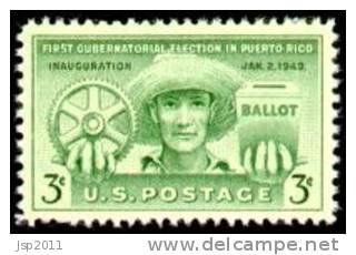 USA 1949 Scott 983, Puerto Rico Election Issue, MNH (**) - Unused Stamps