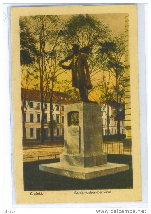 C.P.A. Crefeld - Seldenweber-Denkmal - Krefeld