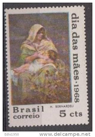 Brazil 1968 -Mi 1172 - Art - Painting - MNH - Ungebraucht