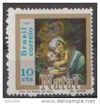 Brazil 1969 -Mi 1239 - Art - Painting - MNH - Unused Stamps
