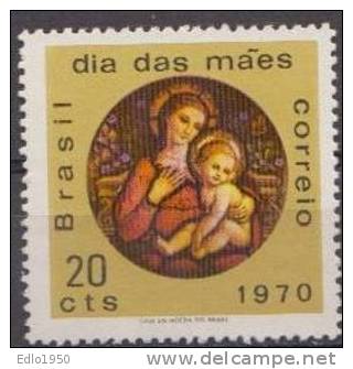 Brazil 1970 -Mi 1256 - Art - Painting - MNH - Neufs