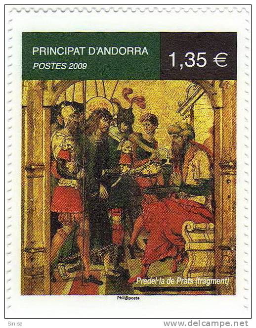 French Andorra / Art / Retable From ST MIGUEL DE PRATS - Unused Stamps
