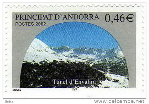 French Andorra / Architecture / ENVALIRA TUNNEL / TUNEL DE ENVALIRA - Ongebruikt