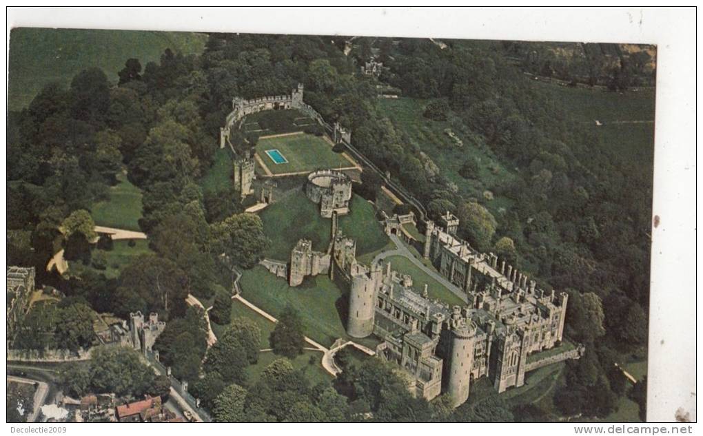 BR49958 Arundel Castle From The Air   2 Scans - Arundel