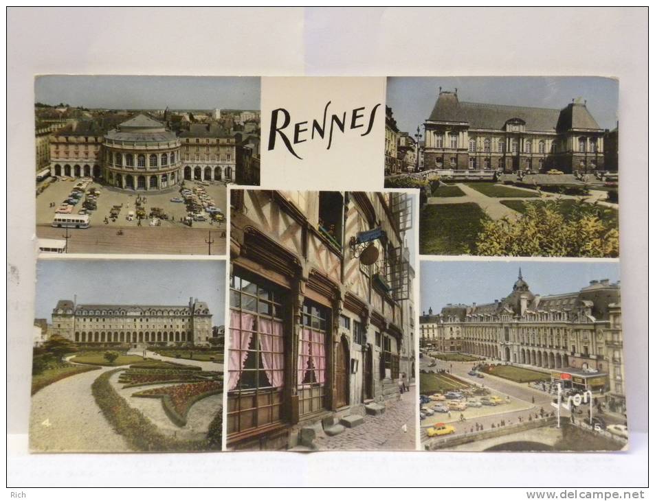 CPSM 35 Ille Et Vilaine - RENNES - Multivues - Rennes