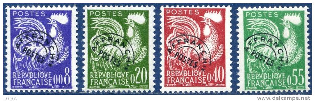 Préo  N° 119 à 122  Neuf ** 1960 - 1953-1960