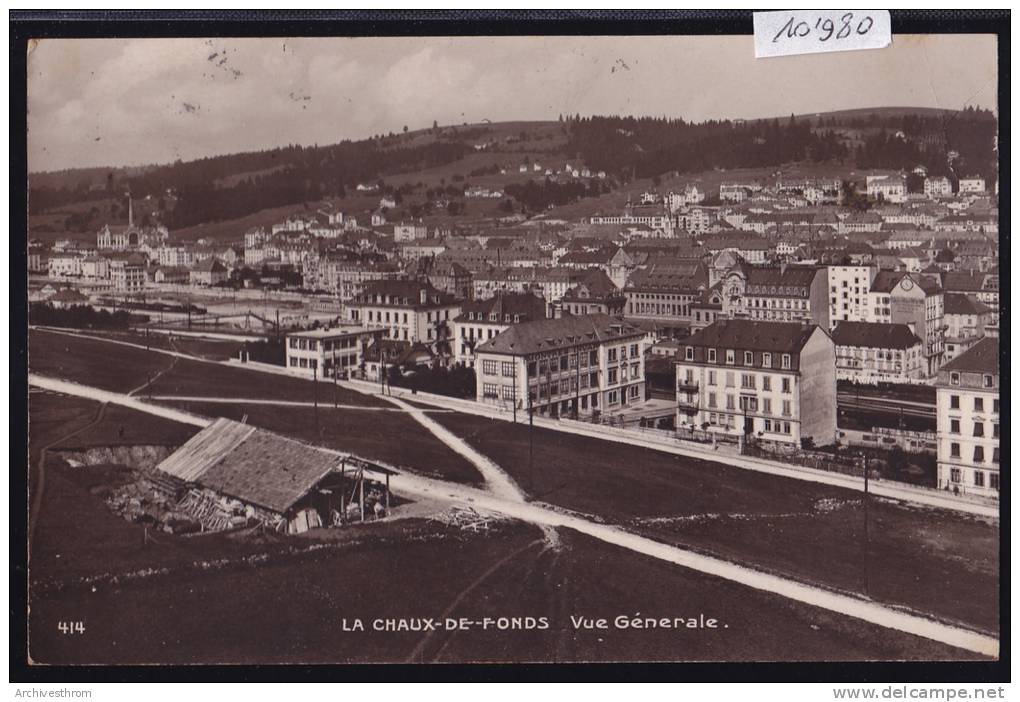 La Chaux-de-Fonds : Vue Générale Vers 1916 (10´980) - Altri & Non Classificati