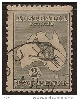 AUSTRALIA 1915 2d Grey Roo U SG 35 PS147 - Oblitérés