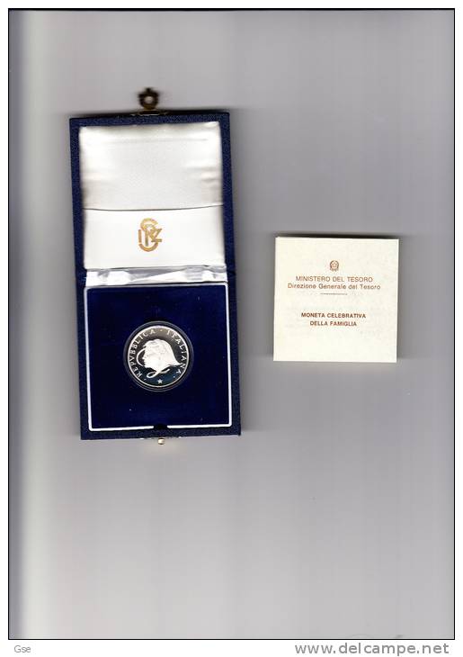 ITALIA 1987 - Famiglia  (fondo Specchio) -  In Astuccio Originale - Commemorative