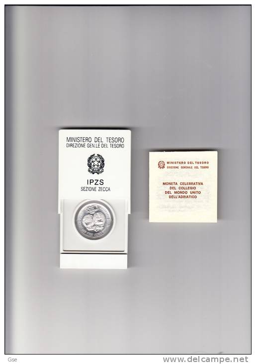 ITALIA  1985 - Collegio Mondo Dell'Adriatico- In Astuccio - Commemorative