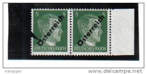 SOS222 ÖSTERREICH 1945 ANK 660 PLATTENFEHLER Großer Ö Punkt ** - Variétés & Curiosités