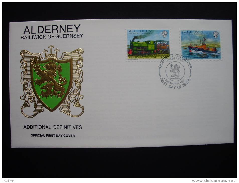 Alderney 59/0 FDC, Ansichten Von Alderney - Alderney