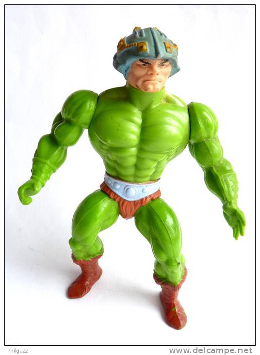 FIGURINE MAITRES DE L'UNIVERS - HE-MAN -  MOTU - MASTER OF UNIVERSE - MAITRE D'ARMES - MAN AT ARM 3 Incomplet - Maestros Del Universo