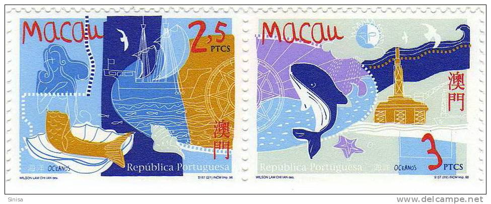 Macau / Nature / Oceans / Whale - Neufs