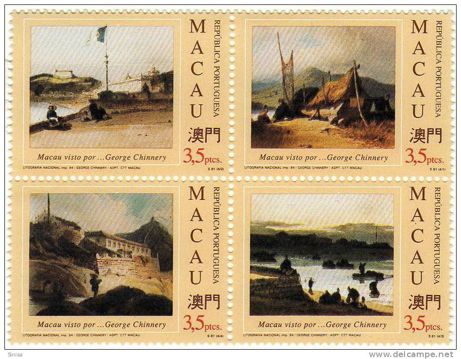 Macau / Art / Paintings - Unused Stamps