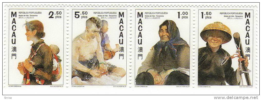 Macau / Way Of Life / People - Unused Stamps