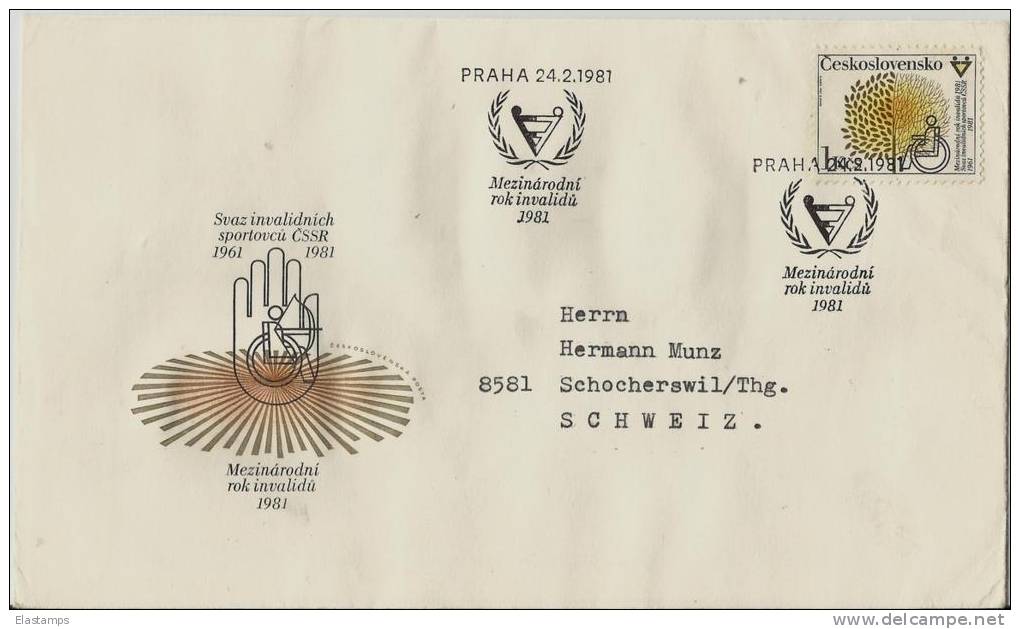 =Ceskoslowensko Brief   1981 - Cartas & Documentos