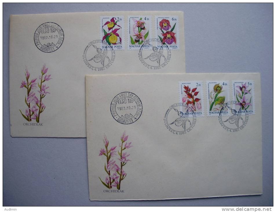 Ungarn 3922/7 FDC, Orchideen - FDC