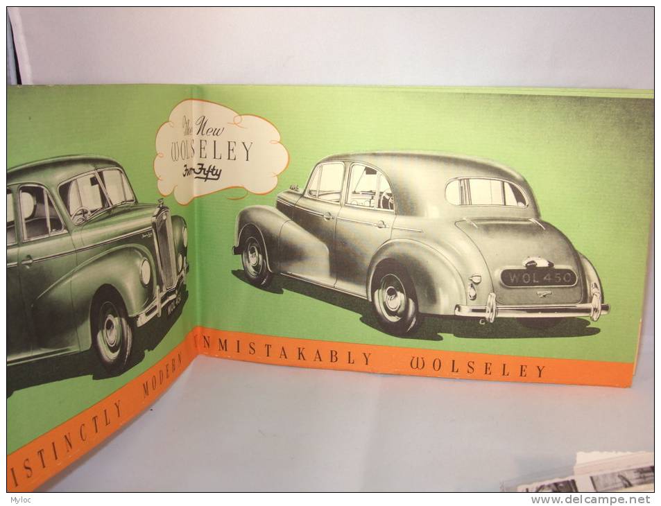 Dépliant Publicité Pour Auto Wolseley Four Fifty. - Reclame