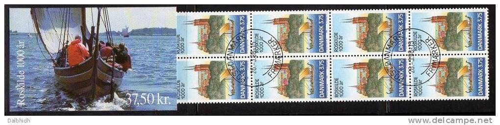 DENMARK 1998 Millenary Of Roskilde Booklet S94 With Cancelled Stamps.  Michel 1174MH, SG SB187 - Carnets