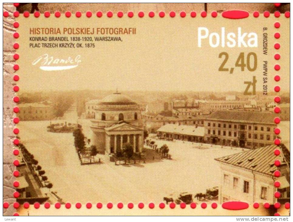 2012.03.28. The History Of Polish Photography - Three Crosses Square In Warsaw - MNH - Nuevos