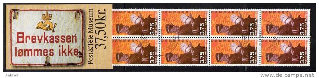 DENMARK 1998 Postal Museum 37.50 Booklet S95 With Cancelled Stamps.  Michel 1182MH, SG SB189 - Postzegelboekjes