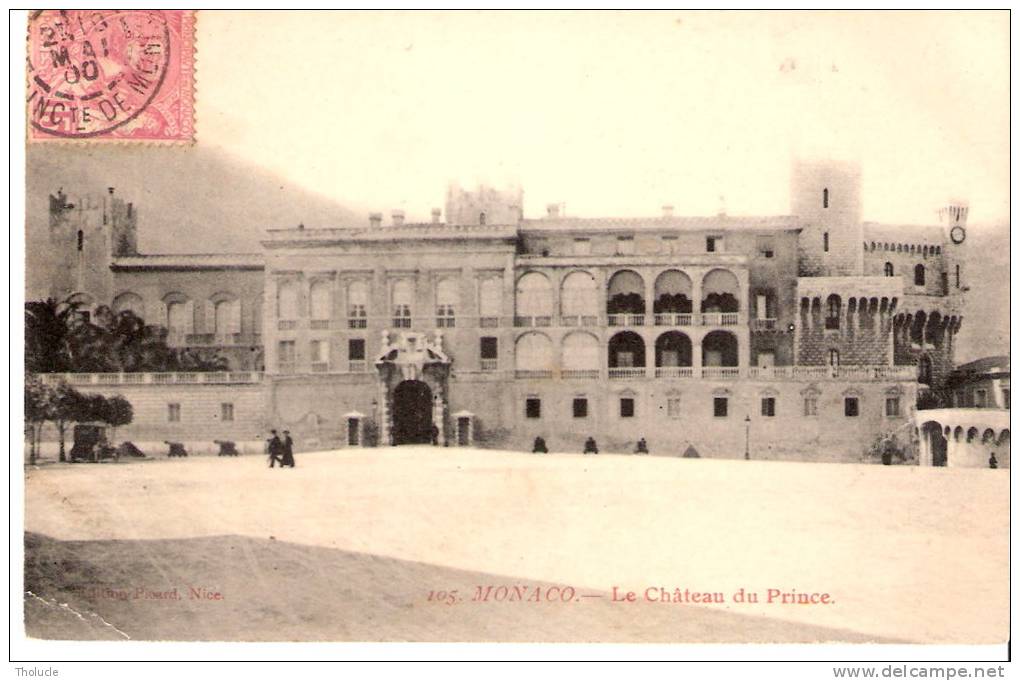 Monaco-(Principauté De Monaco) 1900- Le Château Du Prince- Edition Picard , Nice - Autres & Non Classés