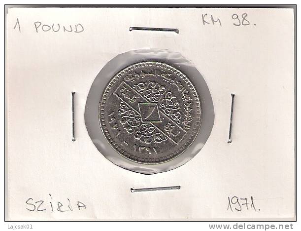 1 Pound 1971. KM#98 - Syria