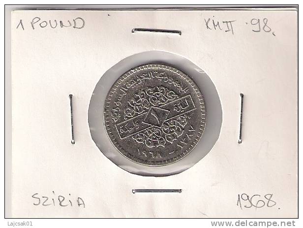 1 Pound 1968. KM#98 - Syrië