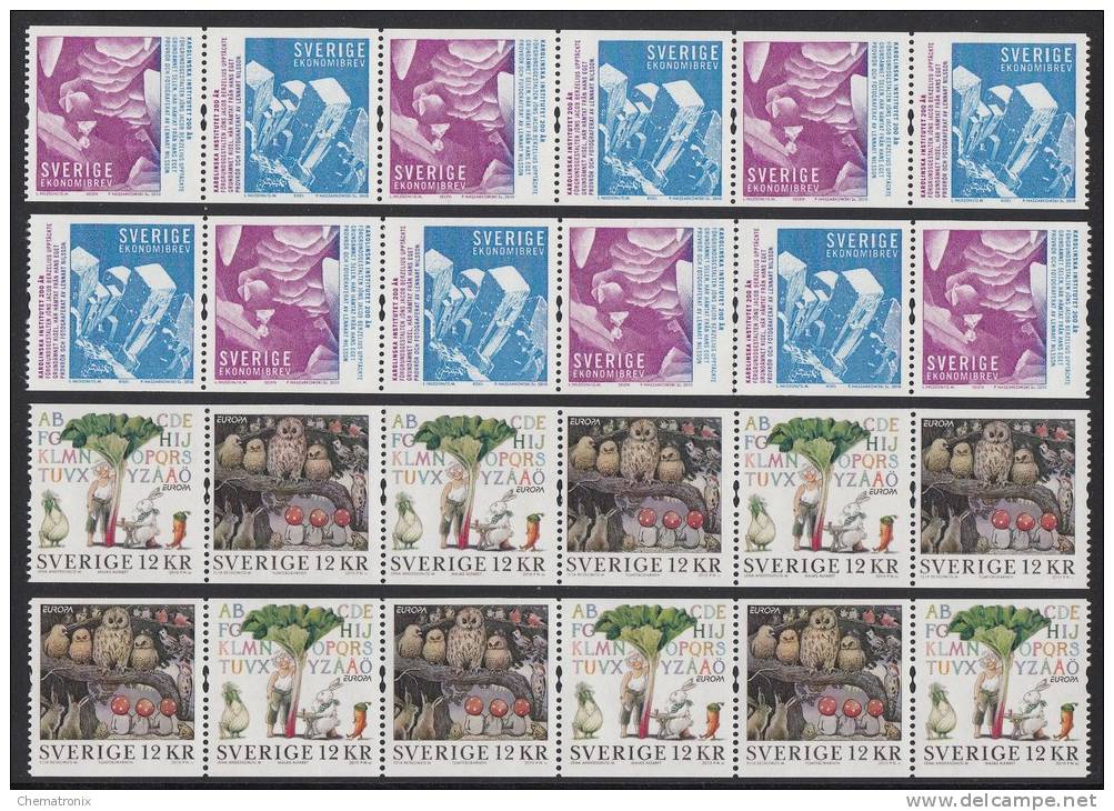 Suecia / Sweden 2010 - Sellos De Rollo (10 Tiras De 3) - MNH ** - Ungebraucht