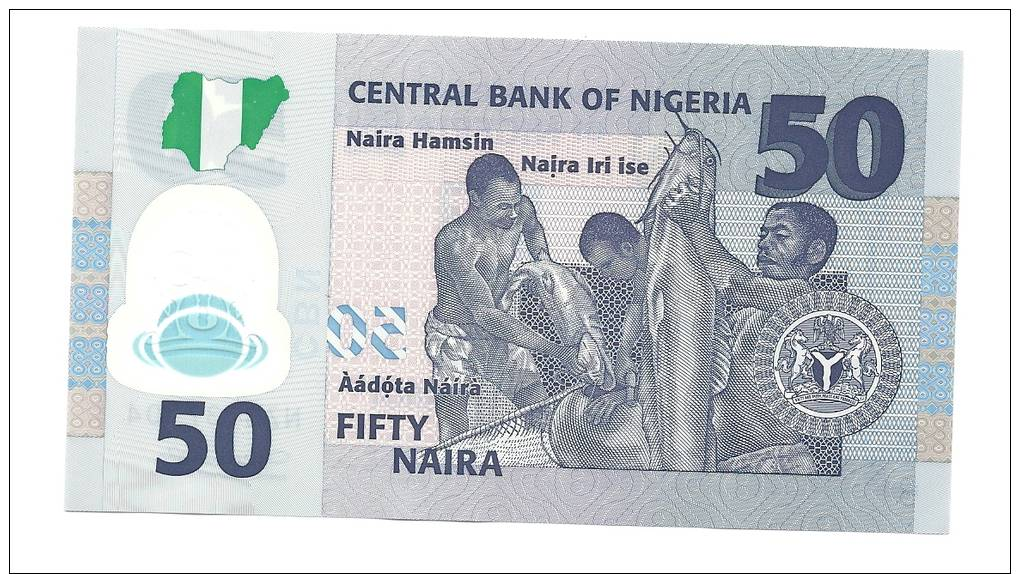 Nigeria 50 Naira 2010 UNC CRISP Banknote Commemorative Polymer - Nigeria