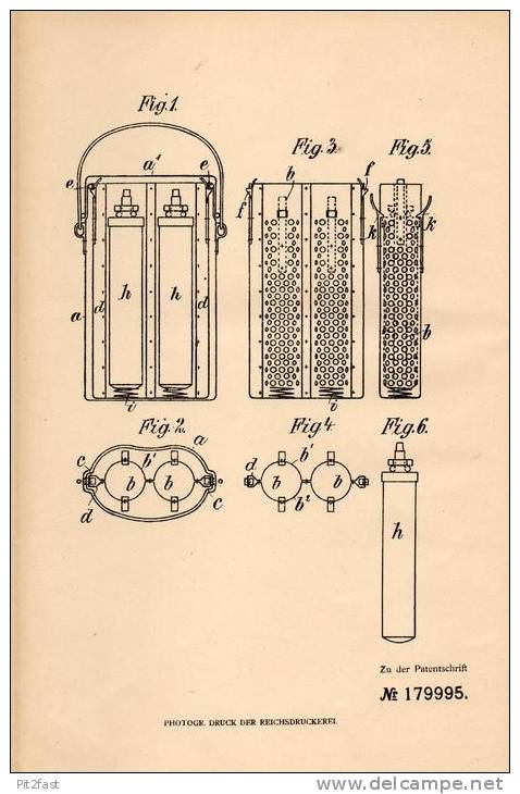 Original Patentschrift - Berkefeld - Filter GmbH In Celle , 1906 , Militär - Kochgeschirr , Geschirr , Töpfe , Kochen !! - Ausrüstung