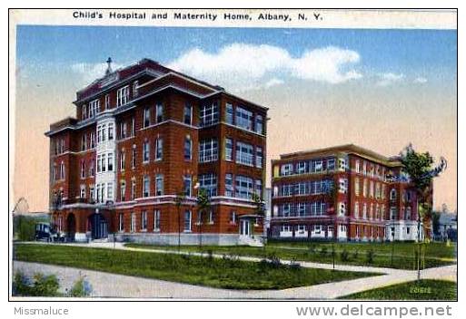 ETATS UNIS NEW YORK ALBANY CHILD'S HOSPITAL AND MATERNITY HOME - Albany