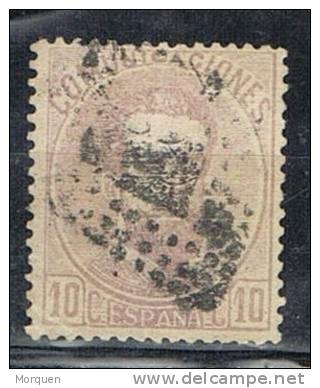 Sello 10 Cts Violeta Amadeo 1872, Edifil Num 120 º - Usati