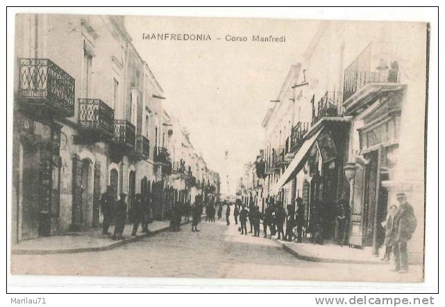 5178 PUGLIA MANFREDONIA FOGGIA 1919 VIAGGIATA - Manfredonia