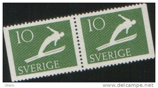 Svezia Sweden  Schweden Suede 1953 50th Anniv. Of National Athletic Federation  Pair  ** MNH - Ungebraucht