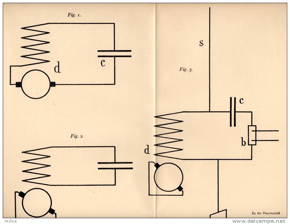 Original Patentschrift - R. Rüdenberg In Göttingen , 1905 , Erzeugung Elektrischer Schwingungen , Elektrik !!! - Historische Dokumente
