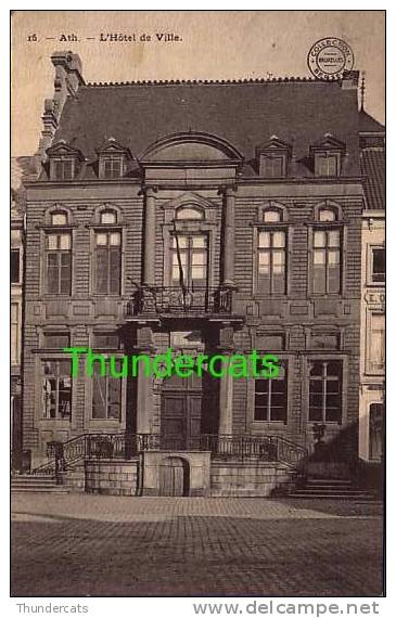 CPA ATH L´HOTEL DE VILLE COLLECTION BERTELS 1912 - Ath