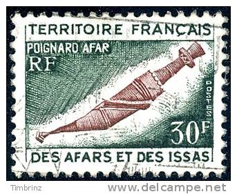 AFARS ET ISSAS 1974 - Yv. 383 Obl.  - Poignard Afar ..Réf.AFA20186 - Usados