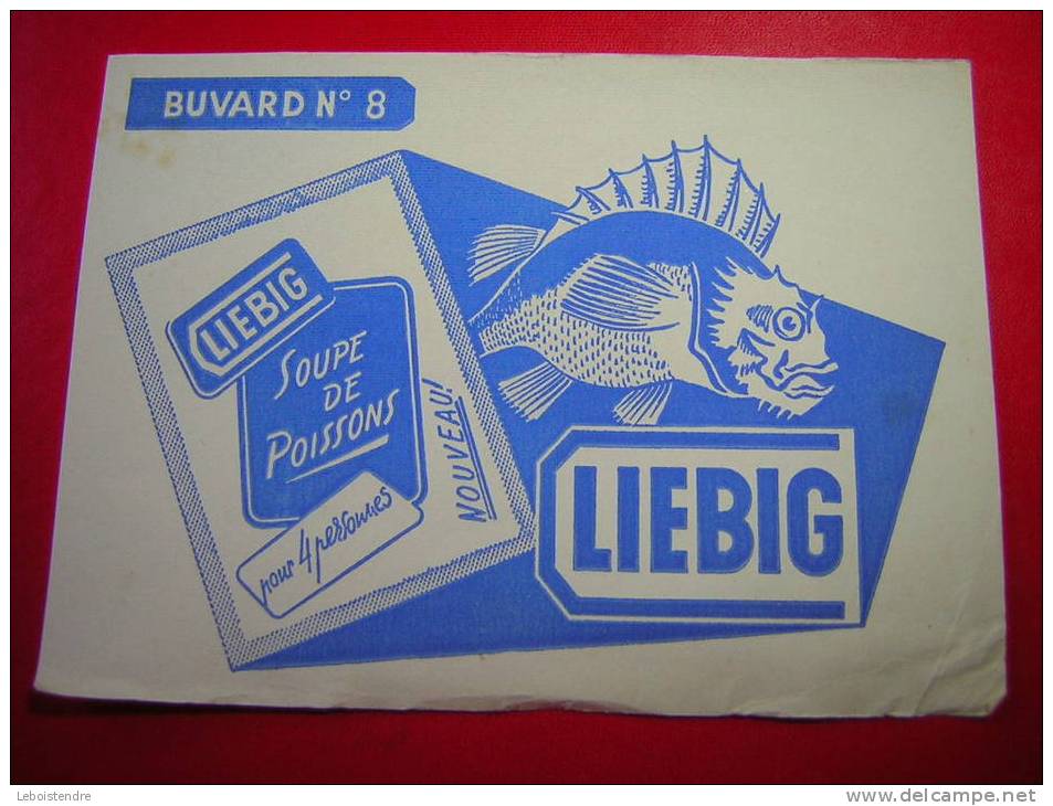 BUVARD N° 8 SOUPE DE POISSONS  LIEBIG - Potages & Sauces