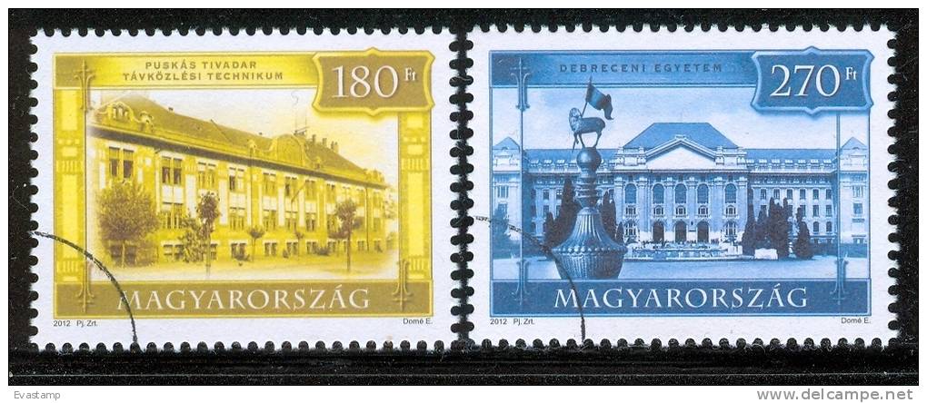 HUNGARY-2012. SPECIMEN - Tourism Cpl.set - Used Stamps