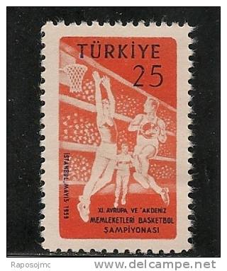 Turquia 1959, Baloncesto. - Ungebraucht