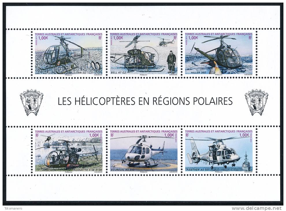 TAAF 2013 Helicopteres Block** - Hojas Bloque