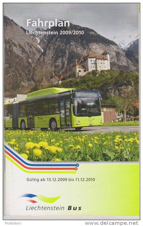 Liechtenstein Bus Timetable 2009/2010 - Transport