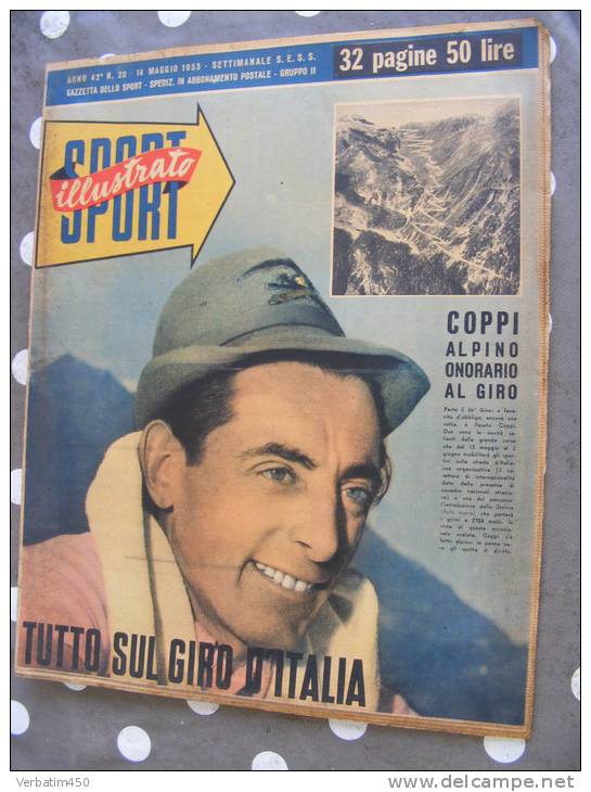 REVUE ..ITALIE... ILLUSTRATO...TUTTO SUL GIRO D IATALIA..COPPI ALPINO....PORT  2.60 € - Sport