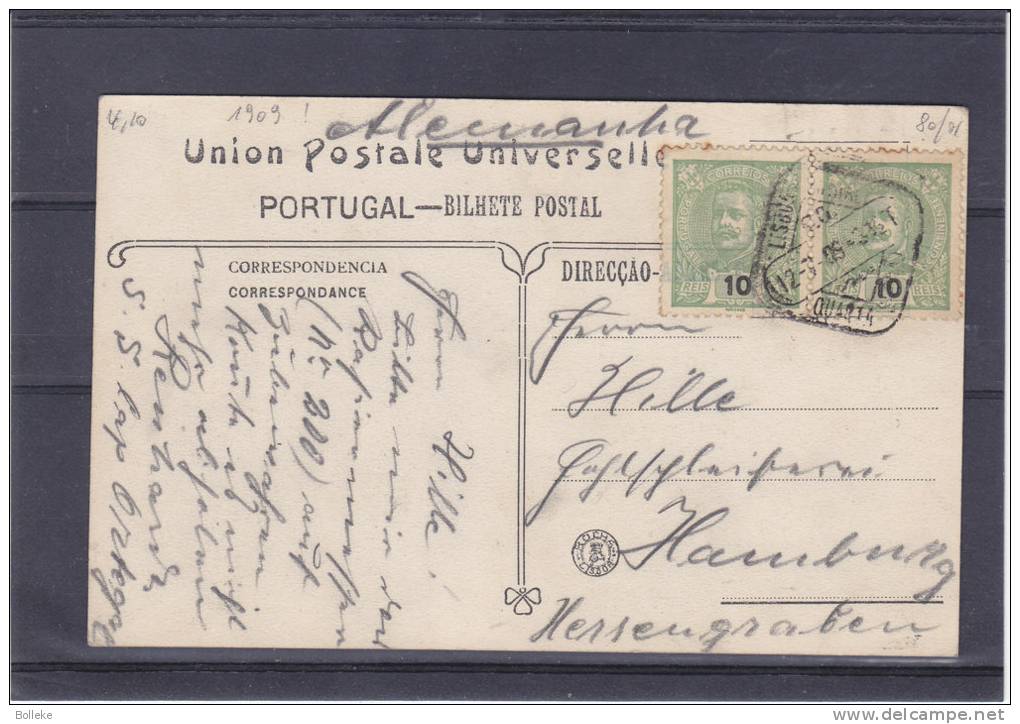 Portugal - Carte Postale De 1909  ?? - Briefe U. Dokumente