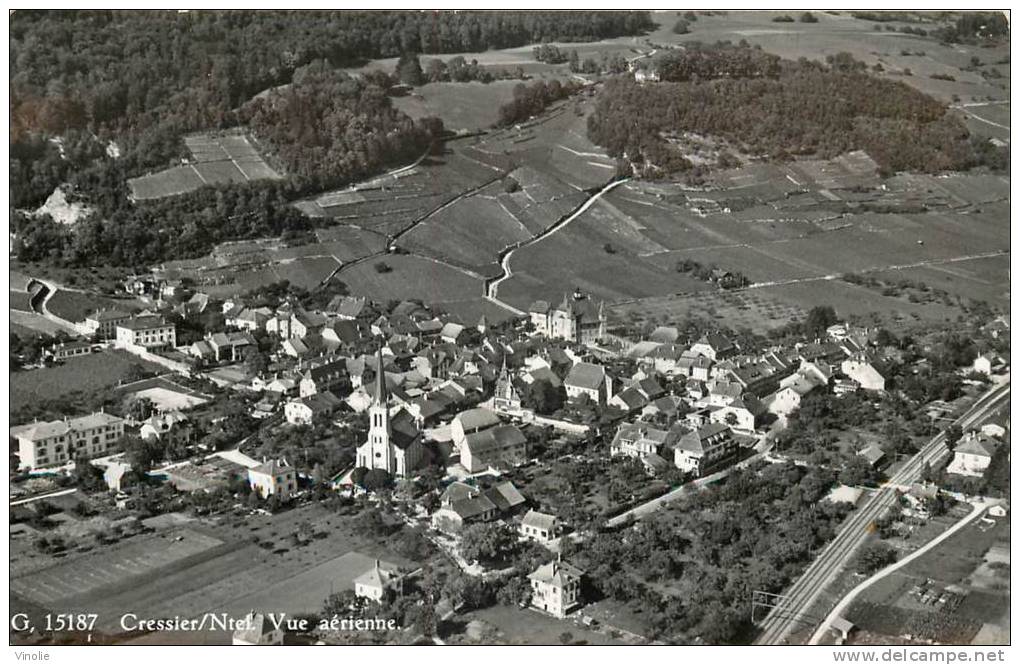 Réf : B -13- 0288 :  Cressier - Cressier