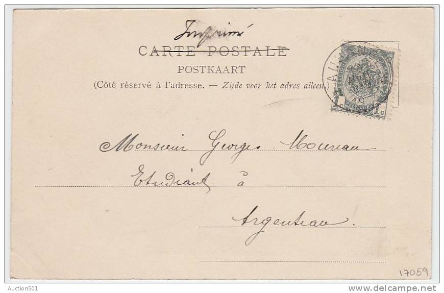 17059g ROUTE D'ATHUS - Cafe - Aubange - 1904 - Aubange