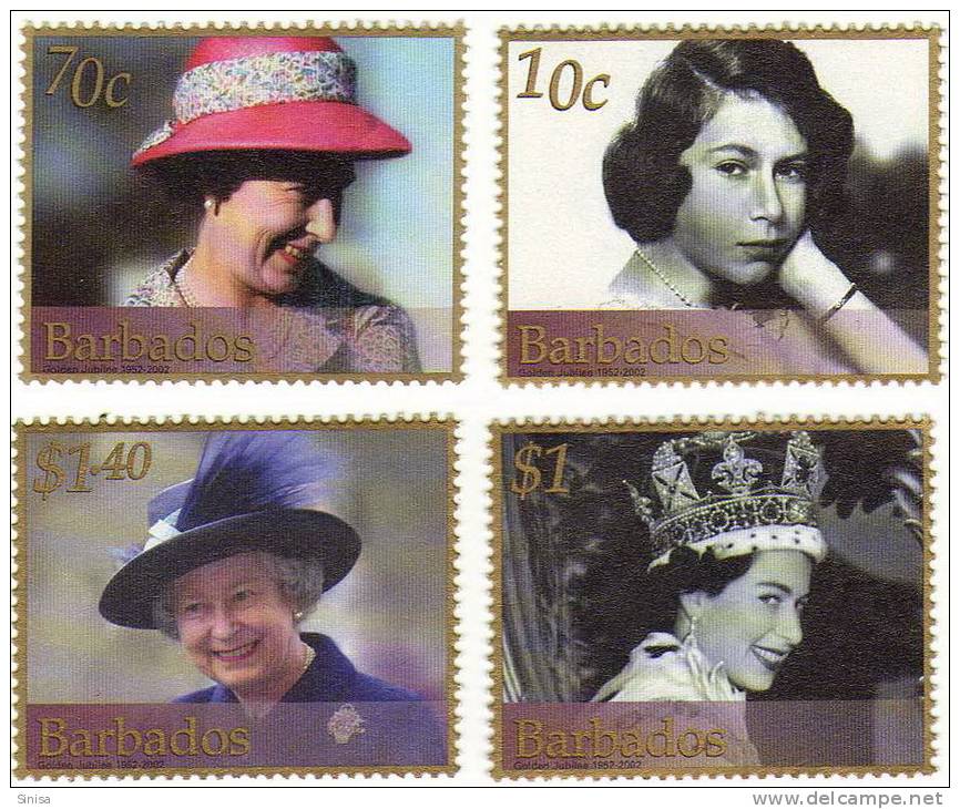 Barbados / Queen Elizabeth II`s / Golden Jubilee - Barbades (1966-...)